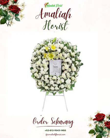 Krans Bunga Duka Pinrang